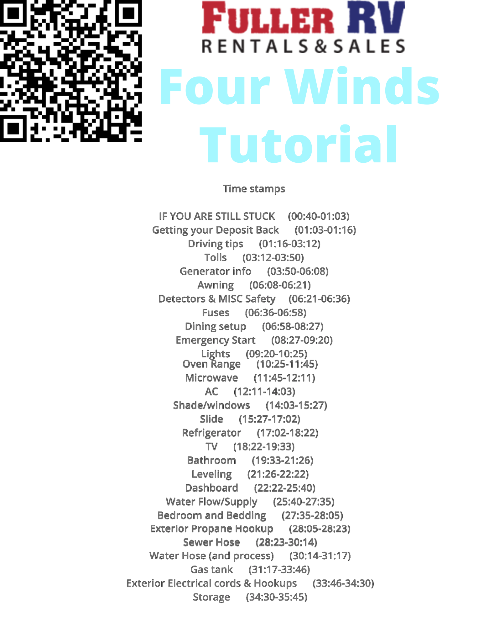 Four Winds Timestamps